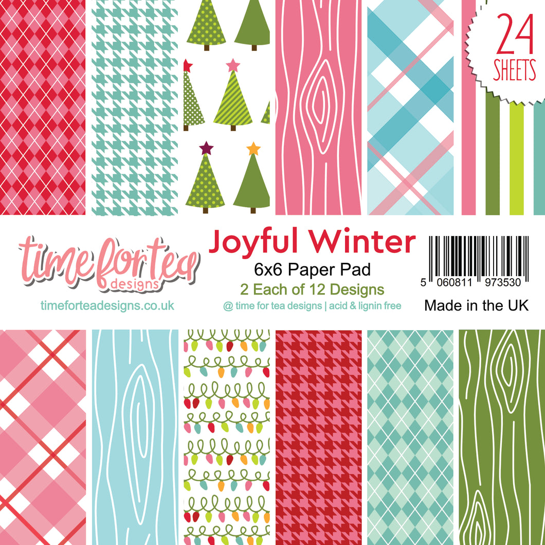 Joyful Winter 6x6' Paper Pad