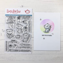 Load image into Gallery viewer, Crafty Cats Clear Stamp Set