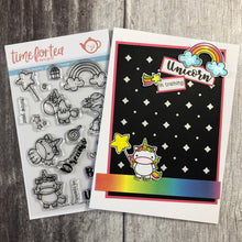 Load image into Gallery viewer, Unicorn In Training Clear Stamp Set