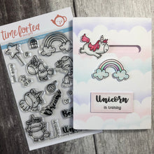 Load image into Gallery viewer, Unicorn In Training Clear Stamp Set